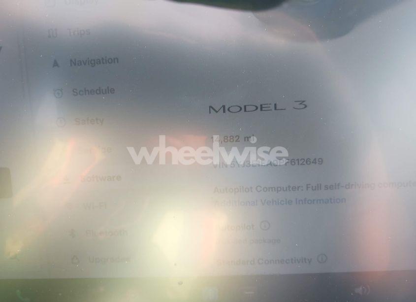 Photo 15 of 2023 Tesla Model 3 REAR-WHEEL DRIVE (VIN 5YJ3E1EA9PF612649)