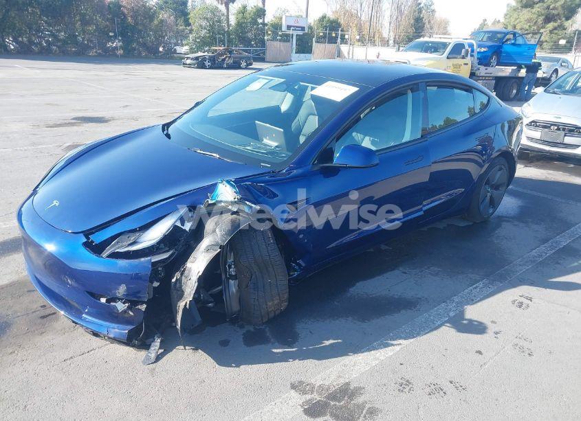 Photo 2 of 2023 Tesla Model 3 REAR-WHEEL DRIVE (VIN 5YJ3E1EA9PF612649)