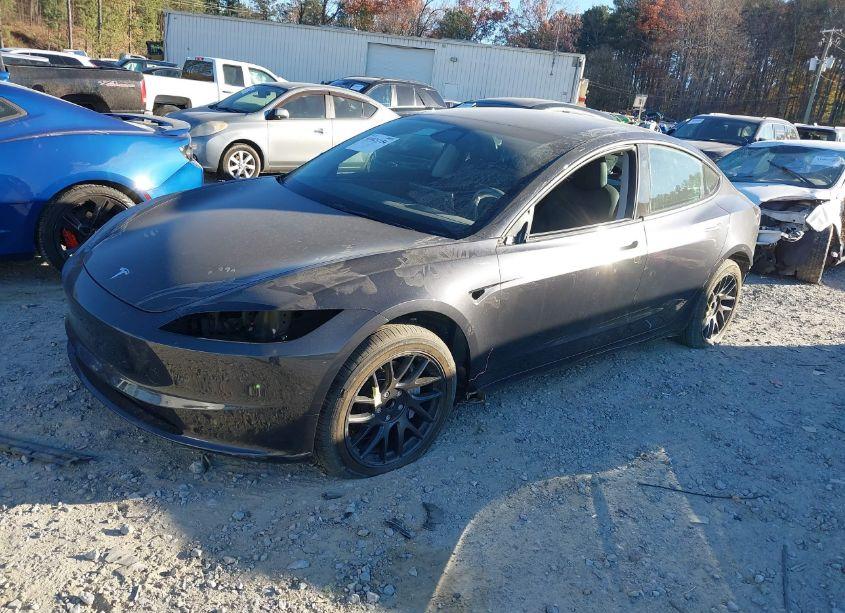 Photo 2 of 2024 Tesla Model 3 REAR-WHEEL DRIVE (VIN 5YJ3E1EA9RF741395)