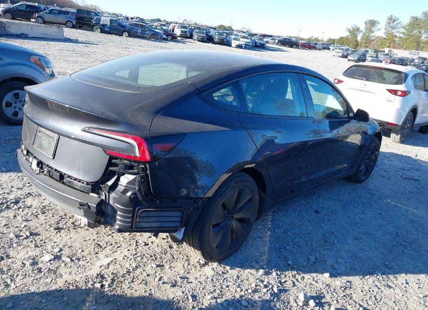 Photo 4 of 2024 Tesla Model 3 REAR-WHEEL DRIVE (VIN 5YJ3E1EA9RF741395)