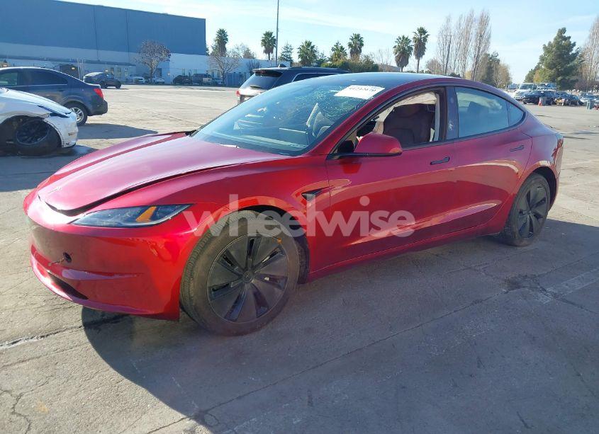 Photo 2 of 2024 Tesla Model 3 LONG RANGE DUAL MOTOR ALL-WHEEL DRIVE/REAR-WHEEL DRIVE (VIN 5YJ3E1EA9RF741753)
