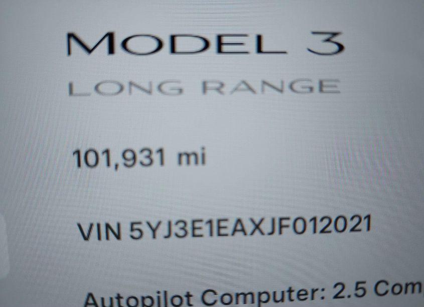 Photo 16 of 2018 Tesla Model 3 LONG RANGE/MID RANGE (VIN 5YJ3E1EAXJF012021)