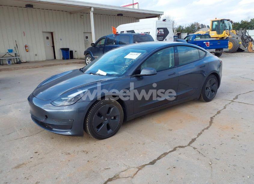 Photo 2 of 2021 Tesla Model 3 STANDARD RANGE PLUS REAR-WHEEL DRIVE (VIN 5YJ3E1EAXMF095146)