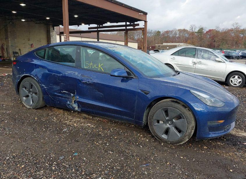 2021 Tesla Model 3 STANDARD RANGE PLUS REAR-WHEEL DRIVE (VIN 5YJ3E1EAXMF907545) main photo