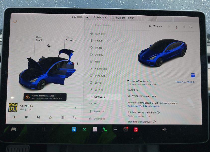 Photo 15 of 2021 Tesla Model 3 STANDARD RANGE PLUS REAR-WHEEL DRIVE (VIN 5YJ3E1EAXMF907545)