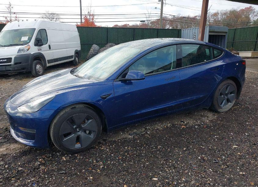 Photo 2 of 2021 Tesla Model 3 STANDARD RANGE PLUS REAR-WHEEL DRIVE (VIN 5YJ3E1EAXMF907545)