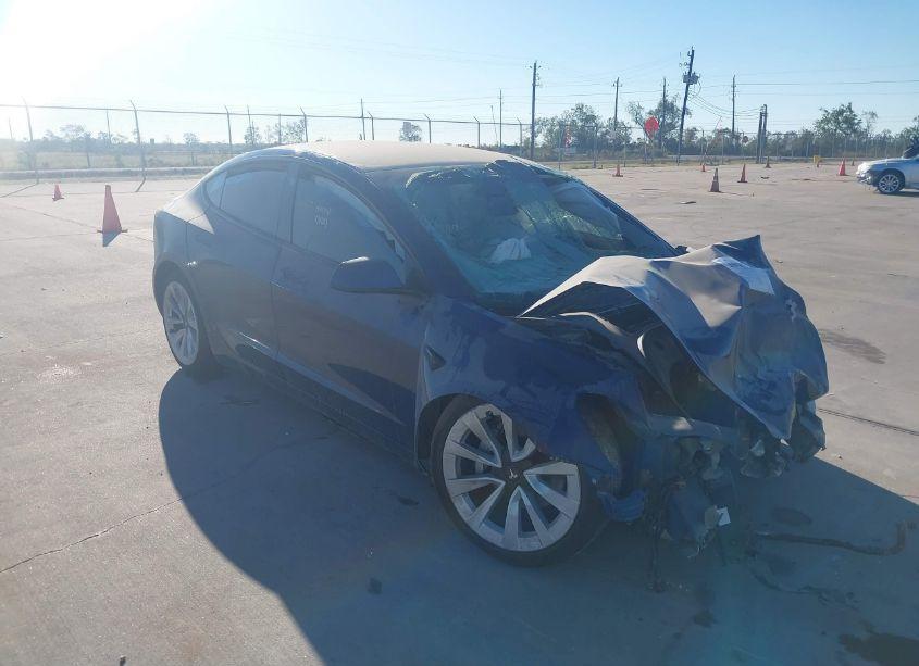 2021 Tesla Model 3 STANDARD RANGE PLUS REAR-WHEEL DRIVE (VIN 5YJ3E1EAXMF920716) main photo