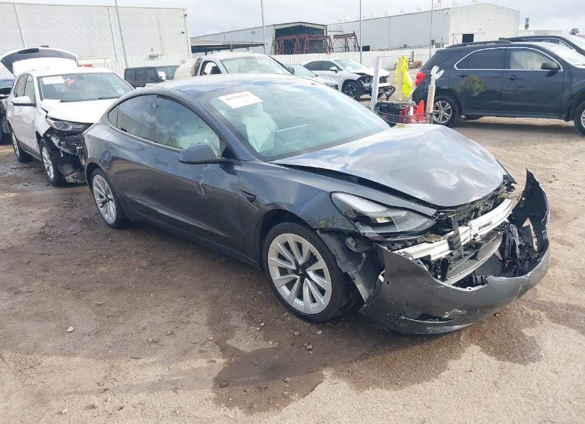 2021 Tesla Model 3 STANDARD RANGE PLUS REAR-WHEEL DRIVE (VIN 5YJ3E1EAXMF921851) main photo