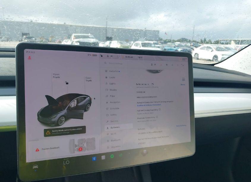 Photo 18 of 2021 Tesla Model 3 STANDARD RANGE PLUS REAR-WHEEL DRIVE (VIN 5YJ3E1EAXMF921851)