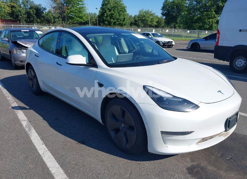 2022 Tesla Model 3 REAR-WHEEL DRIVE (VIN 5YJ3E1EAXNF123321) main photo