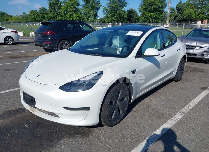 Photo 6 of 2022 Tesla Model 3 REAR-WHEEL DRIVE (VIN 5YJ3E1EAXNF123321)