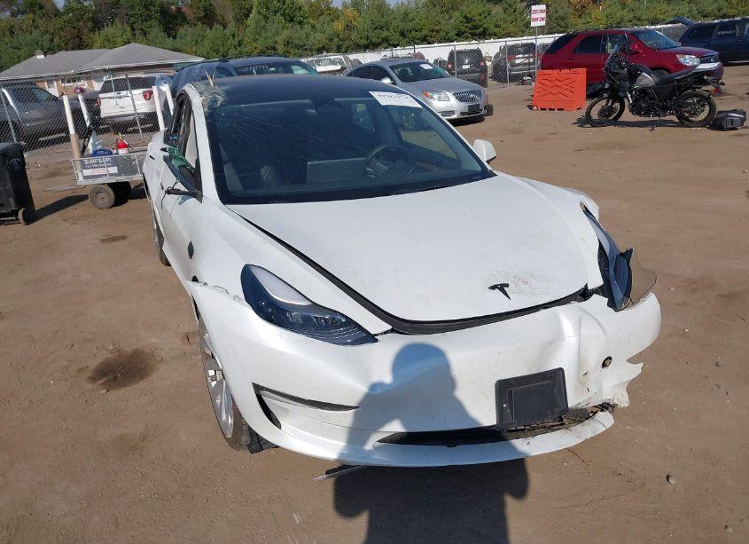 2022 Tesla Model 3 REAR-WHEEL DRIVE (VIN 5YJ3E1EAXNF185687) main photo