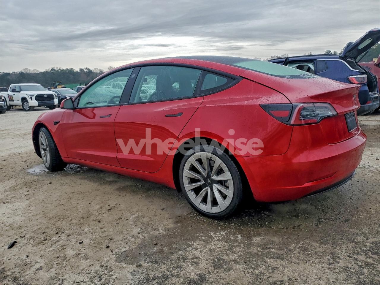 Photo 2 of 2022 TESLA MODEL 3 (VIN 5YJ3E1EAXNF372587)