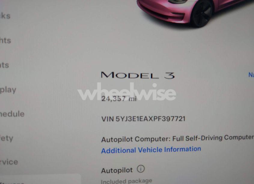 Photo 7 of 2023 Tesla Model 3 (VIN 5YJ3E1EAXPF397721)