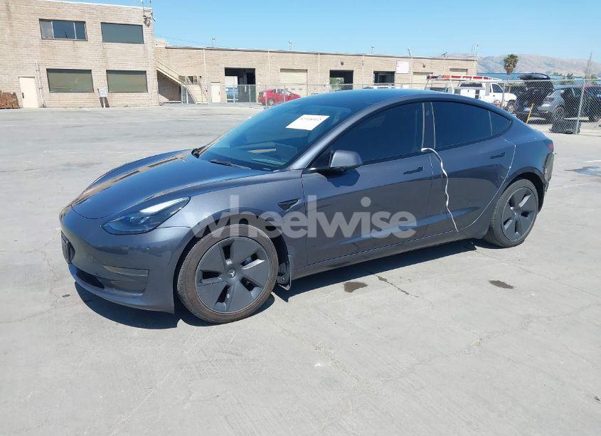 Photo 2 of 2023 Tesla Model 3 REAR-WHEEL DRIVE (VIN 5YJ3E1EAXPF405588)