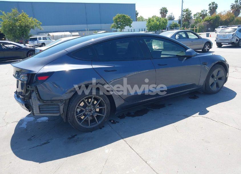 Photo 4 of 2023 Tesla Model 3 REAR-WHEEL DRIVE (VIN 5YJ3E1EAXPF405588)