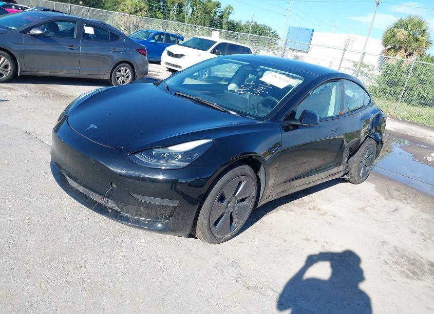 Photo 2 of 2023 Tesla Model 3 REAR-WHEEL DRIVE (VIN 5YJ3E1EAXPF437151)