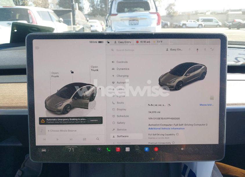 Photo 19 of 2023 Tesla Model 3 REAR-WHEEL DRIVE (VIN 5YJ3E1EAXPF466066)