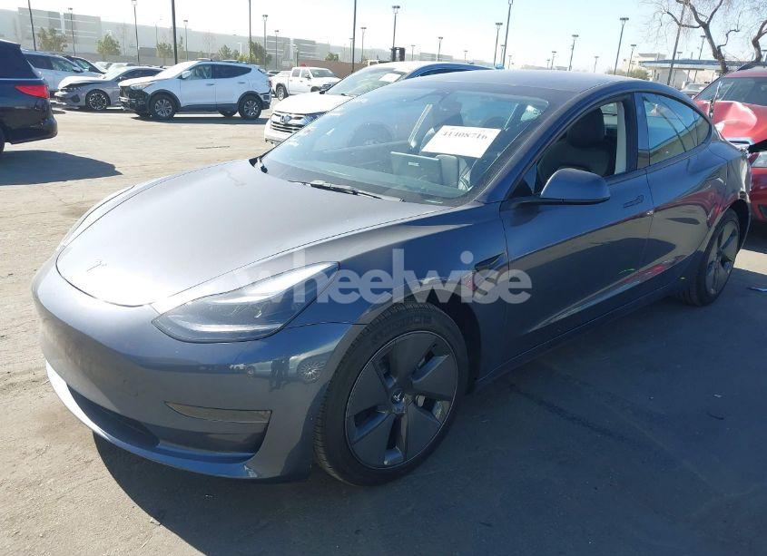 Photo 2 of 2023 Tesla Model 3 REAR-WHEEL DRIVE (VIN 5YJ3E1EAXPF466066)