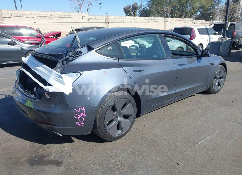 Photo 4 of 2023 Tesla Model 3 REAR-WHEEL DRIVE (VIN 5YJ3E1EAXPF466066)