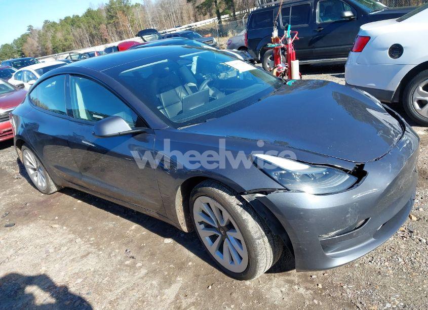 2023 Tesla Model 3 REAR-WHEEL DRIVE (VIN 5YJ3E1EAXPF466701) main photo