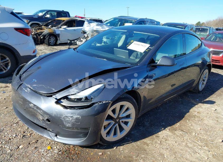 Photo 2 of 2023 Tesla Model 3 REAR-WHEEL DRIVE (VIN 5YJ3E1EAXPF466701)