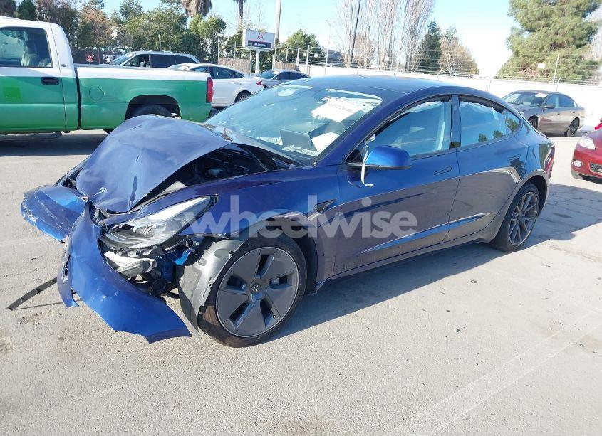 Photo 2 of 2023 Tesla Model 3 REAR-WHEEL DRIVE (VIN 5YJ3E1EAXPF503066)