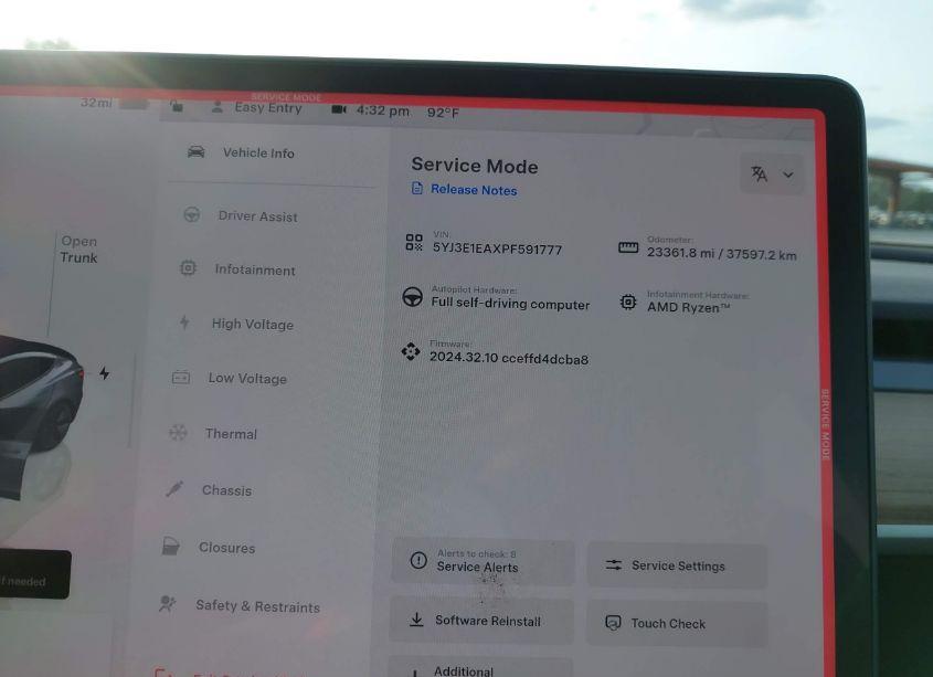 Photo 15 of 2023 Tesla Model 3 REAR-WHEEL DRIVE (VIN 5YJ3E1EAXPF591777)