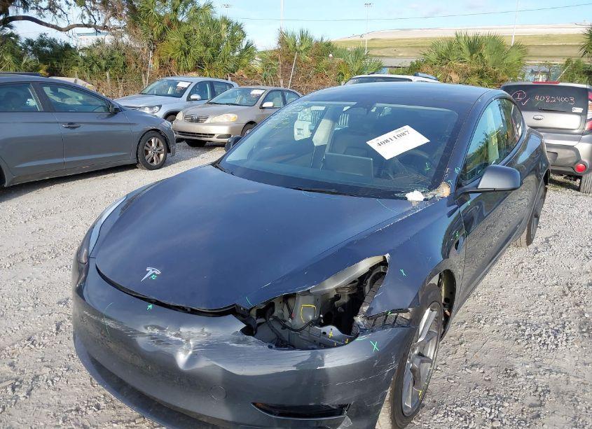 Photo 2 of 2023 Tesla Model 3 REAR-WHEEL DRIVE (VIN 5YJ3E1EAXPF591777)