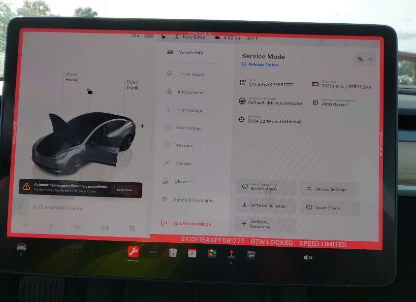 Photo 7 of 2023 Tesla Model 3 REAR-WHEEL DRIVE (VIN 5YJ3E1EAXPF591777)