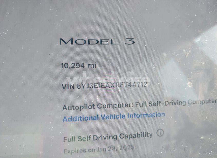 Photo 15 of 2024 Tesla Model 3 LONG RANGE DUAL MOTOR ALL-WHEEL DRIVE/REAR-WHEEL DRIVE (VIN 5YJ3E1EAXRF744712)