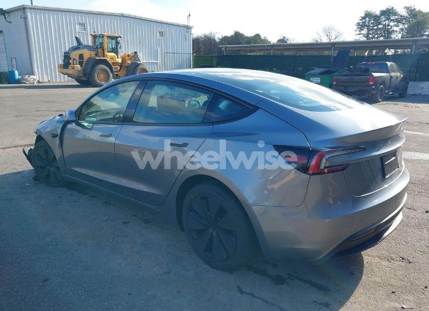 Photo 3 of 2025 Tesla Model 3 LONG RANGE REAR-WHEEL DRIVE (VIN 5YJ3E1EAXSF904139)