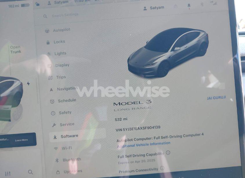 Photo 7 of 2025 Tesla Model 3 LONG RANGE REAR-WHEEL DRIVE (VIN 5YJ3E1EAXSF904139)