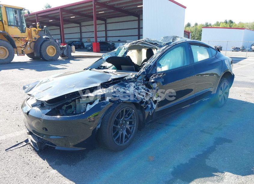 Photo 2 of 2025 Tesla Model 3 LONG RANGE REAR-WHEEL DRIVE (VIN 5YJ3E1EAXSF927128)