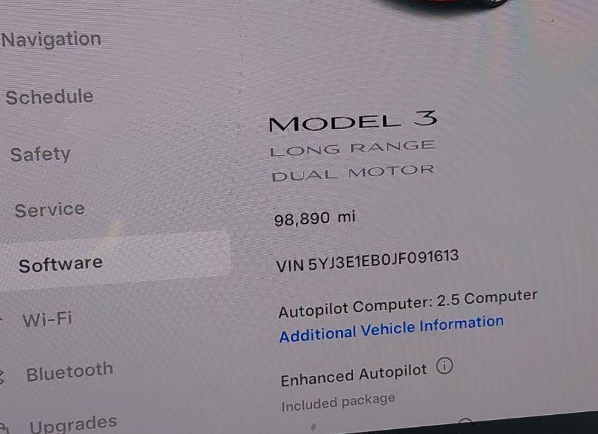Photo 15 of 2018 Tesla Model 3 LONG RANGE/PERFORMANCE (VIN 5YJ3E1EB0JF091613)