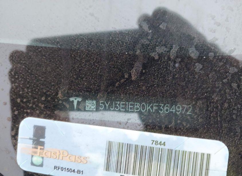 Photo 9 of 2019 Tesla Model 3 LONG RANGE/PERFORMANCE (VIN 5YJ3E1EB0KF364972)