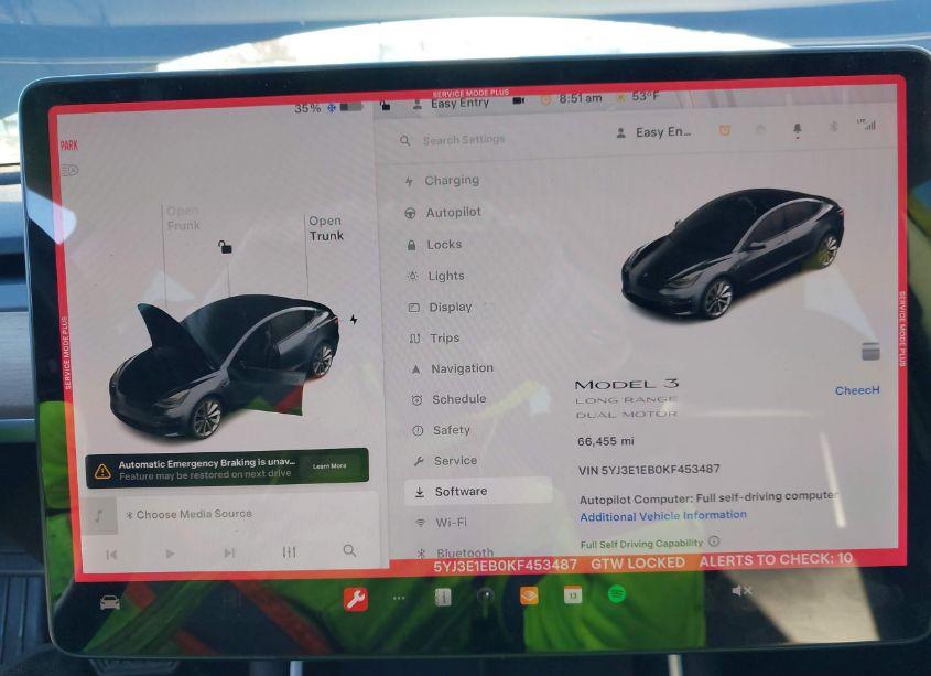 Photo 7 of 2019 Tesla Model 3 LONG RANGE/PERFORMANCE (VIN 5YJ3E1EB0KF453487)