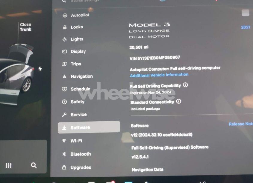 Photo 7 of 2021 Tesla Model 3 LONG RANGE DUAL MOTOR ALL-WHEEL DRIVE (VIN 5YJ3E1EB0MF050967)