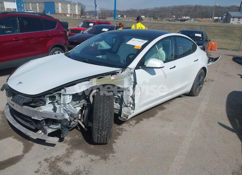 Photo 2 of 2021 Tesla Model 3 LONG RANGE DUAL MOTOR ALL-WHEEL DRIVE (VIN 5YJ3E1EB0MF860289)