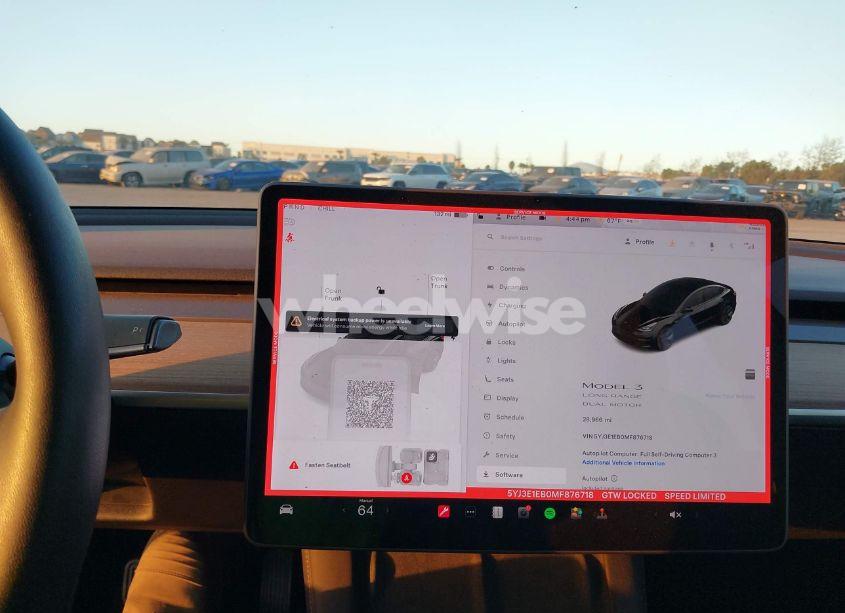 Photo 19 of 2021 Tesla Model 3 LONG RANGE DUAL MOTOR ALL-WHEEL DRIVE (VIN 5YJ3E1EB0MF876718)