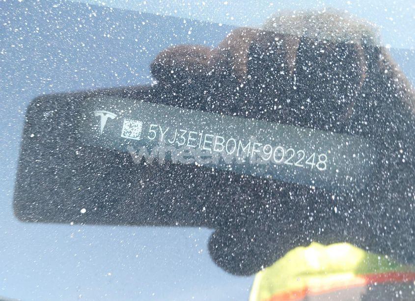 Photo 9 of 2021 Tesla Model 3 LONG RANGE DUAL MOTOR ALL-WHEEL DRIVE (VIN 5YJ3E1EB0MF902248)