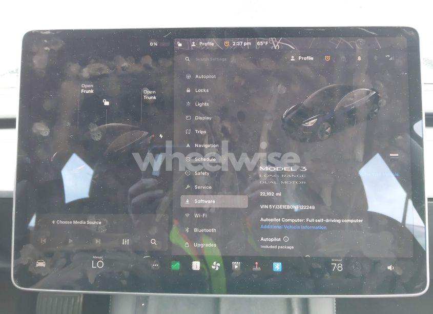 Photo 18 of 2022 Tesla Model 3 LONG RANGE DUAL MOTOR ALL-WHEEL DRIVE (VIN 5YJ3E1EB0NF122249)