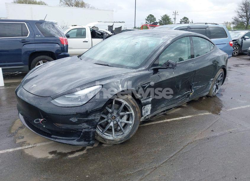 Photo 2 of 2022 Tesla Model 3 LONG RANGE DUAL MOTOR ALL-WHEEL DRIVE (VIN 5YJ3E1EB0NF122249)