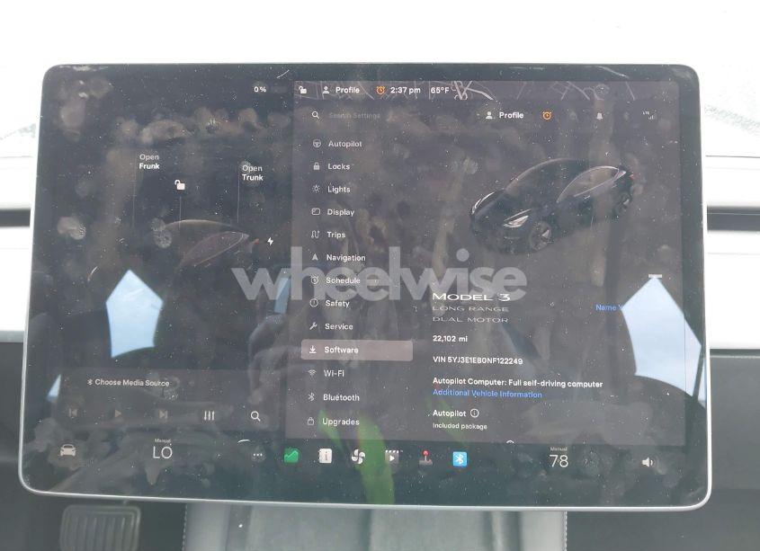 Photo 7 of 2022 Tesla Model 3 LONG RANGE DUAL MOTOR ALL-WHEEL DRIVE (VIN 5YJ3E1EB0NF122249)