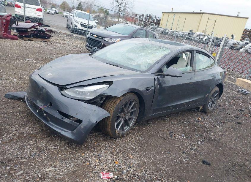 Photo 2 of 2022 Tesla Model 3 LONG RANGE DUAL MOTOR ALL-WHEEL DRIVE (VIN 5YJ3E1EB0NF194245)