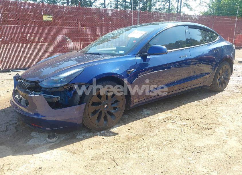 Photo 2 of 2022 Tesla Model 3 LONG RANGE DUAL MOTOR ALL-WHEEL DRIVE (VIN 5YJ3E1EB0NF235067)