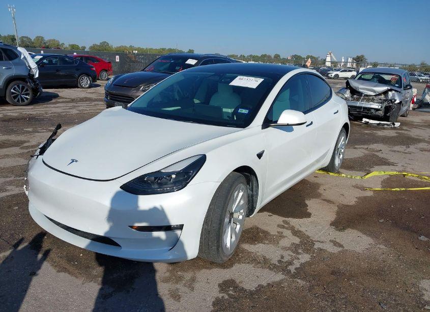Photo 2 of 2022 Tesla Model 3 LONG RANGE DUAL MOTOR ALL-WHEEL DRIVE (VIN 5YJ3E1EB0NF269039)