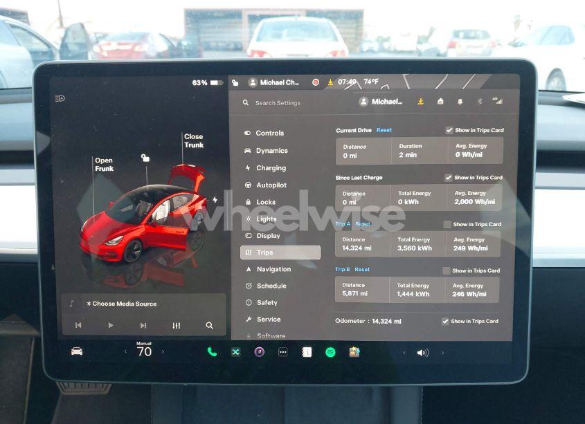 Photo 7 of 2023 Tesla Model 3 LONG RANGE DUAL MOTOR ALL-WHEEL DRIVE (VIN 5YJ3E1EB0PF611348)