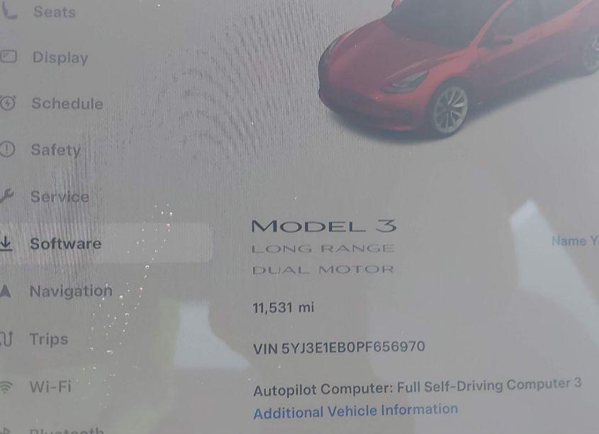 Photo 15 of 2023 Tesla Model 3 LONG RANGE DUAL MOTOR ALL-WHEEL DRIVE (VIN 5YJ3E1EB0PF656970)