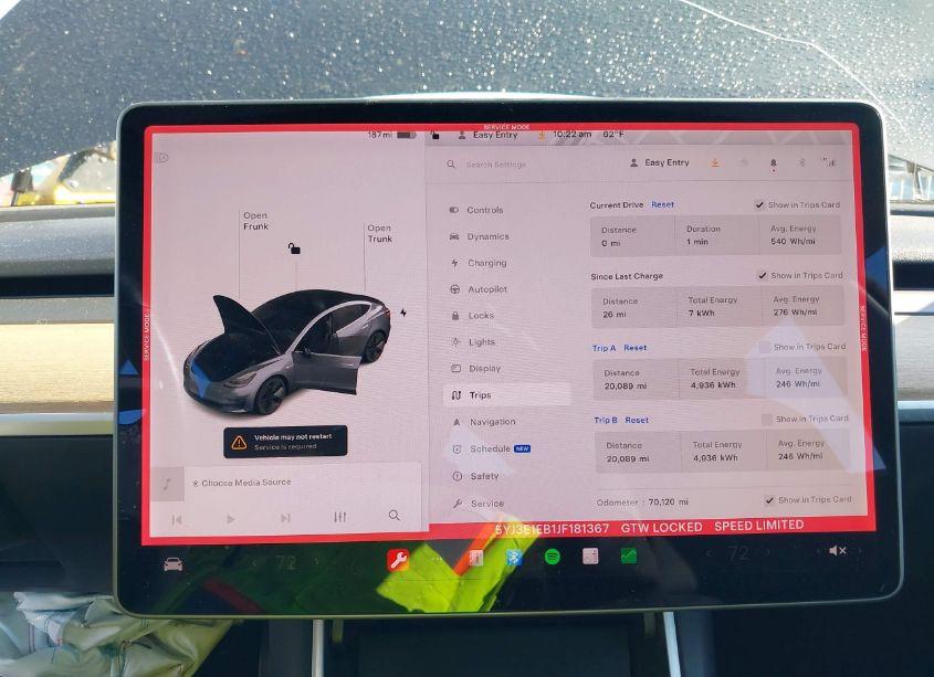 Photo 7 of 2018 Tesla Model 3 LONG RANGE/PERFORMANCE (VIN 5YJ3E1EB1JF181367)